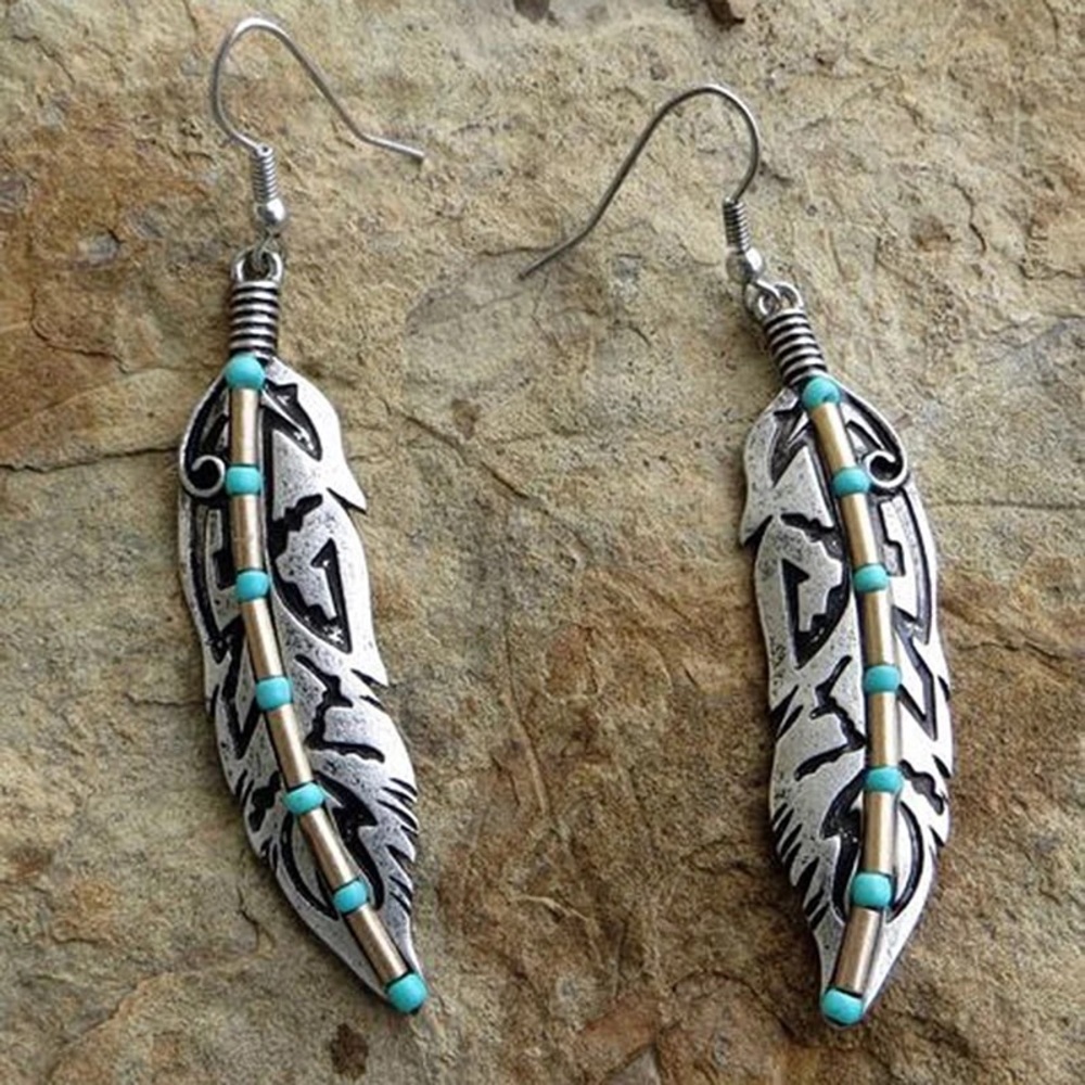 Feather earrings